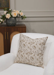 Bonnie Block Print Pillow Cover